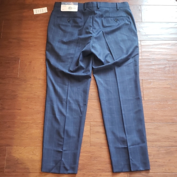 Ryan Seacrest Distinction Dark Blue Dress Pant Size 36x30 - Picture 6 of 7